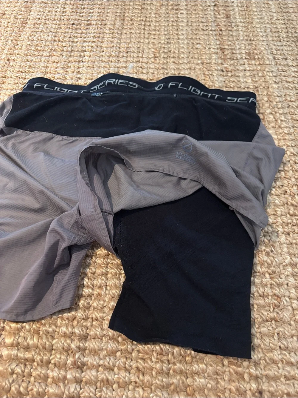 The North Face Men's Gray Athletic Shorts - Flight Series